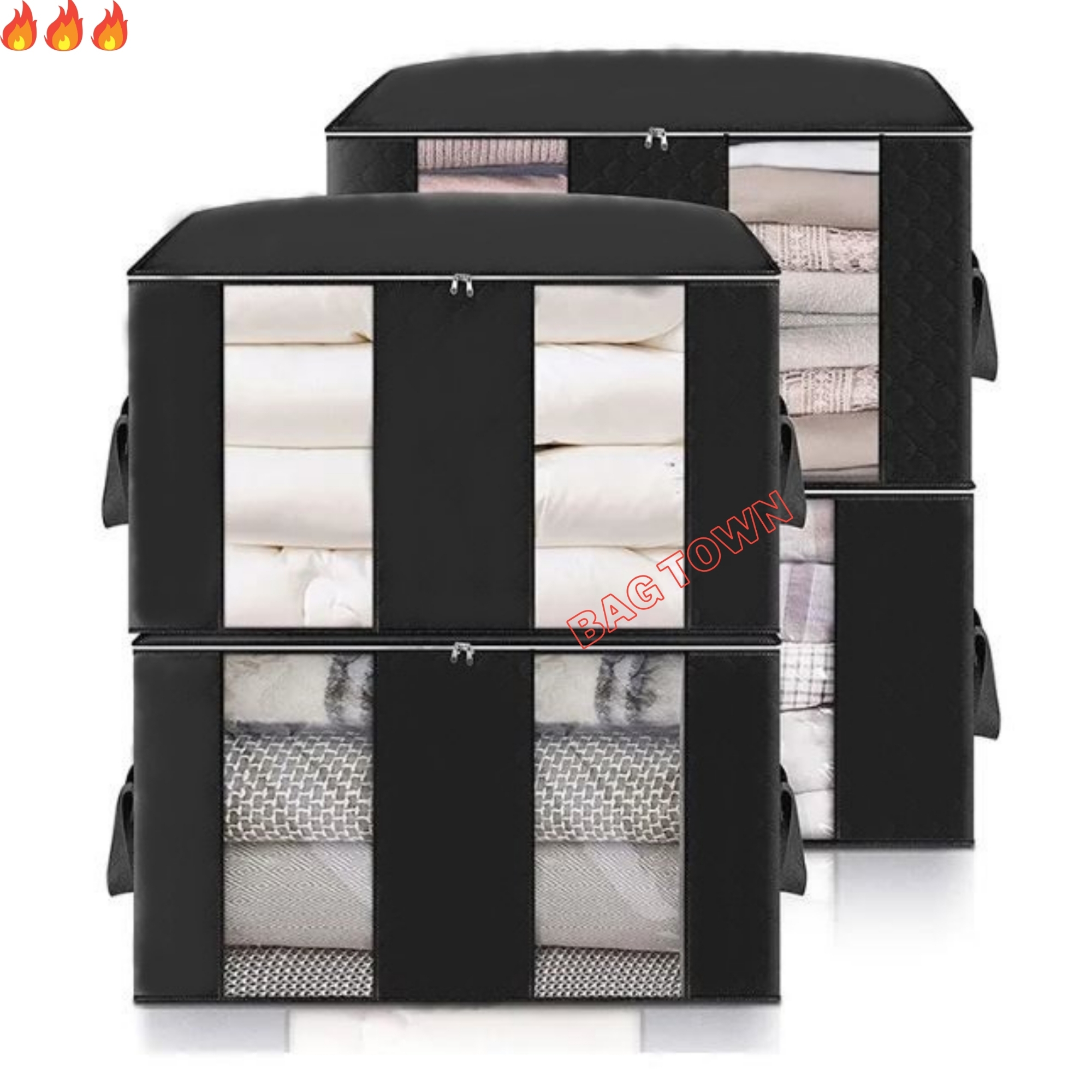 Picture of Premium Quality Cloth/Quilt Storage Bag Large Size Storage Bag With High Quality Zipper.