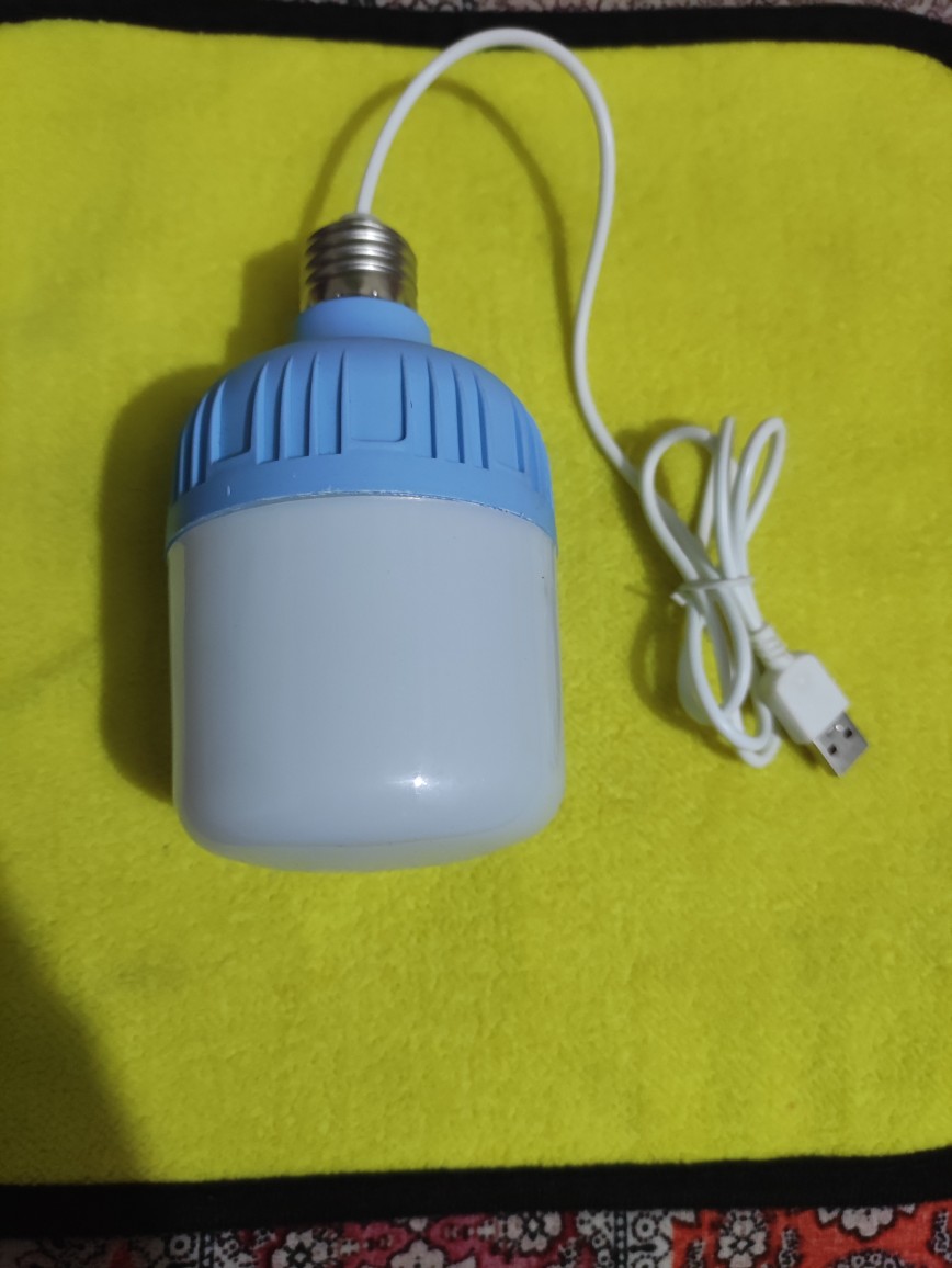 Picture of Usb Led Bulb Power bank Light  With Ware White