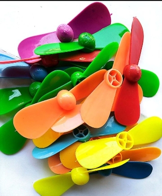 Picture of Dc motor fan blade Volt Double pakha 5 ps Multicolor