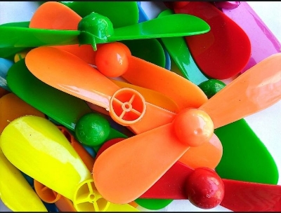 Picture of Dc motor fan blade Volt Double pakha 5 ps Multicolor