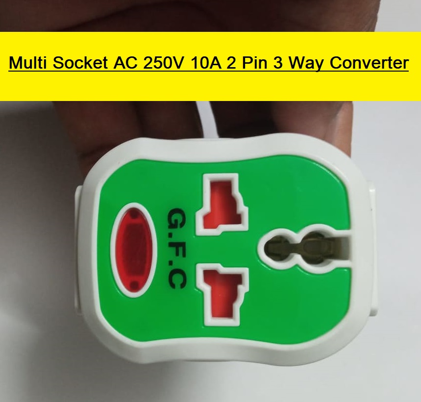 Picture of Reconnecting…  Mobile Recharge 100% G6   Multi Socket Plug Adapter AC Power Socket AC 250V 10A 2 Pin Power Plug To 3 Way 3 Point Socket Converter With LED Indicator Electrical Travel Adapter Converter      	  Multi Socket Plug Adapter AC Power Socket AC Multicolor