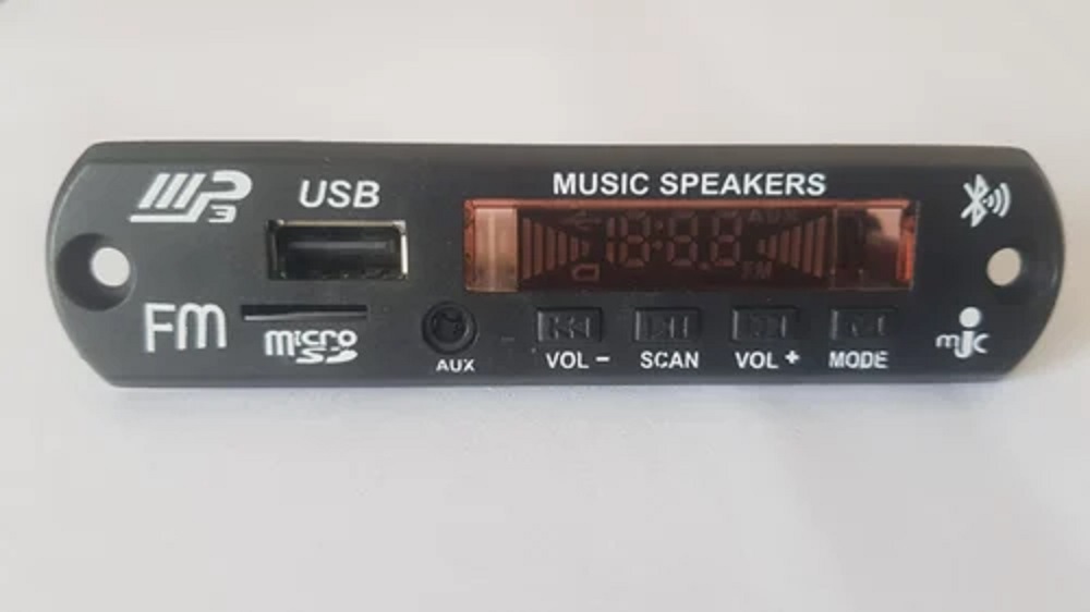 Picture of MP3 Player Bluetooth MP3 FM  Board Audio Player Module USB TF Radio For Car Remote Music Speaker Black