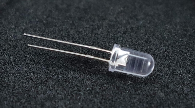 Picture of 50pcs Blinking 5mm RGB LED Diodes, Multi Color Changing Super Bright Light Emitting with 2 Pin Clear Round Lens 