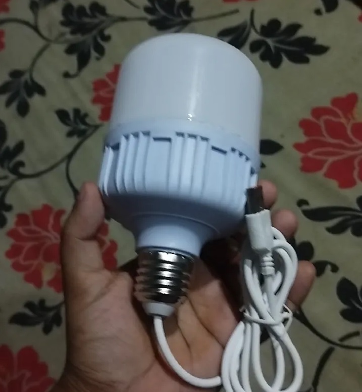 Picture of Led Light Bulb 5V USB LED Light Bulb Daylight Camping Tent Emergency Power Bank Computer Laptop cool White White