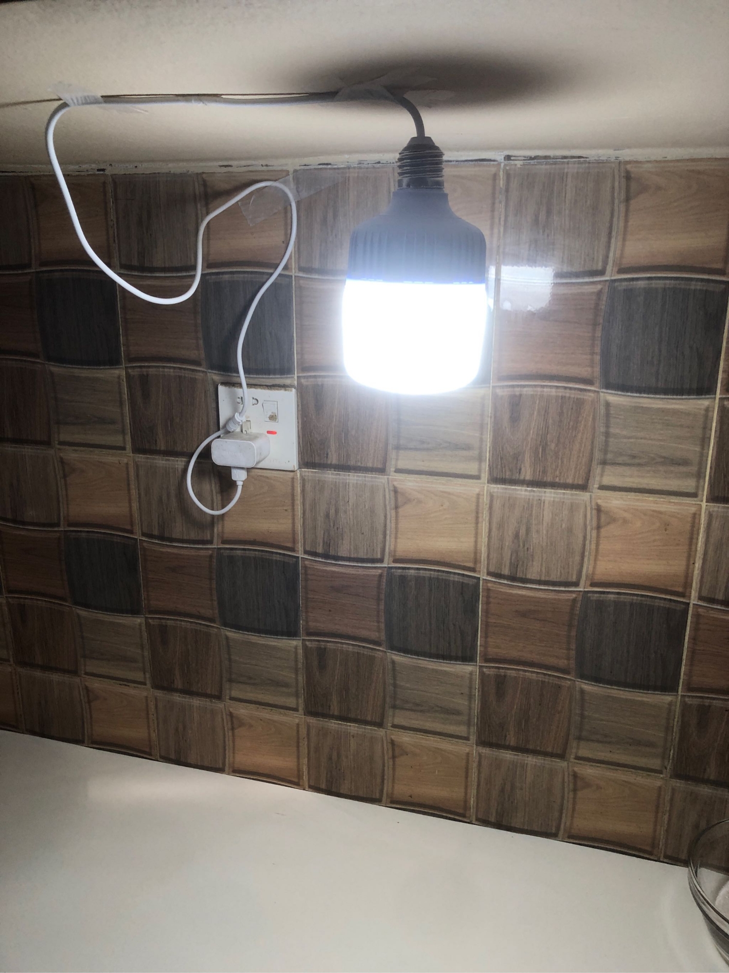 Picture of Led Light Bulb 5V USB LED Light Bulb Daylight Camping Tent Emergency Power Bank Computer Laptop cool White White