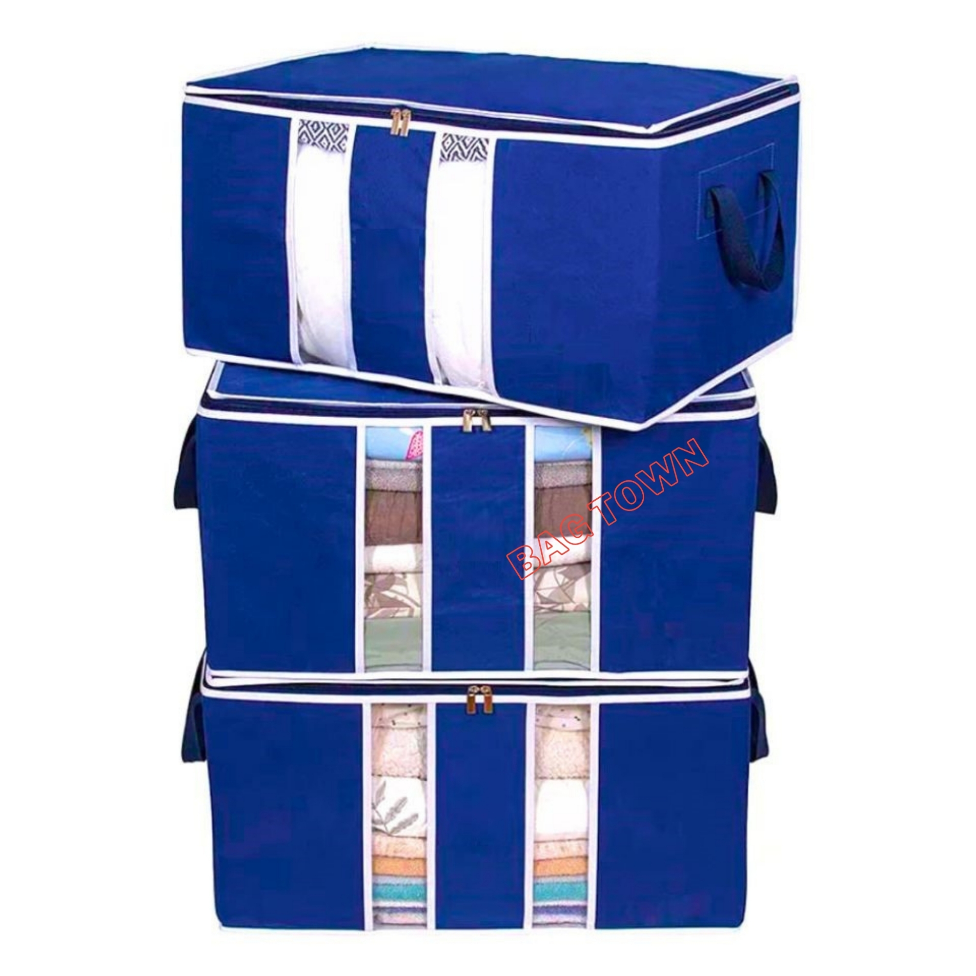 Picture of New Quilt Storage Bag, King Size Blanket Storage Organizer, Large Capacity Cloth Storage Bag.