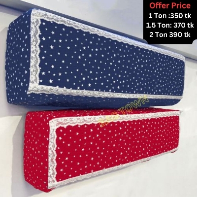 Picture of 1-1.5-2 Ton Air Conditioner Cover. Premium Quality Dust And Waterproof AC Cover . Beautiful Printed Decorative Ac Cover For All Band.