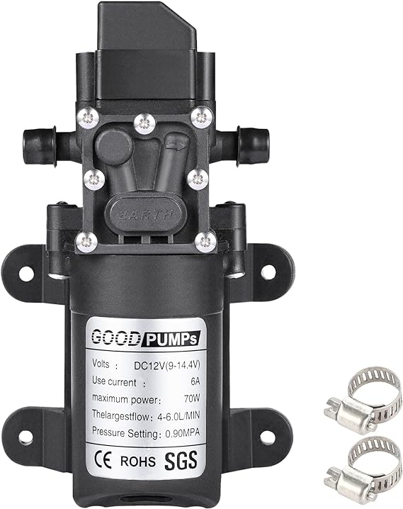 Picture of 12 Volt High Speed Car / Bike Washer Pump Black