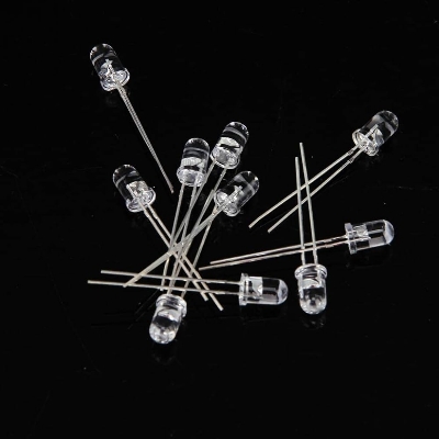 Picture of LED Water Clear Light 5mm Emitting Diodes Lamp 50ps LED Light White