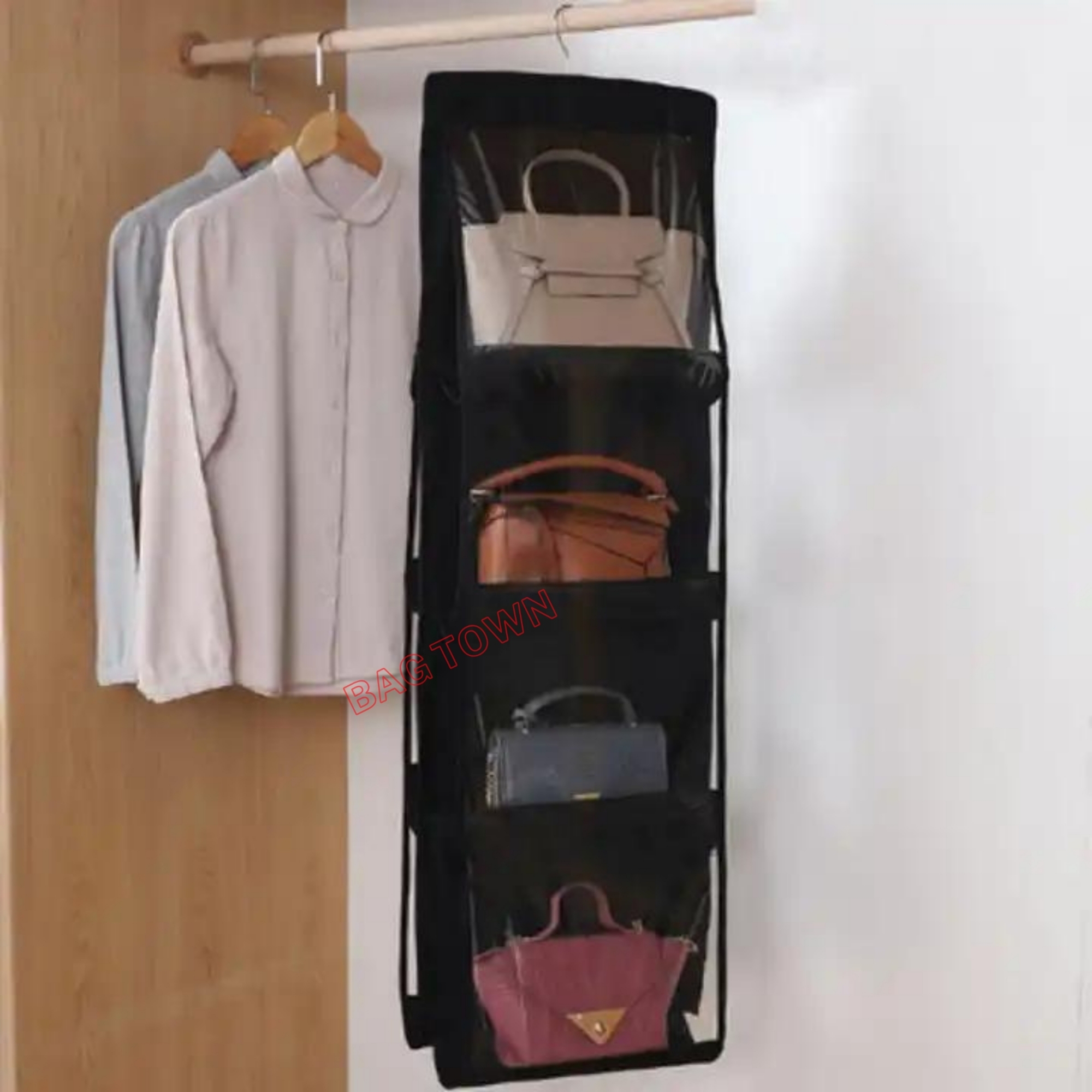 Picture of 8 Pocket Premium Quality Bag Organizer, Hanging Bag Storage Organizer