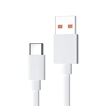 Picture of 6A Quick-charge Type C Cable 1m Compatible with Mi 33W, 67W Fast Charging Cable (Only Cable) White