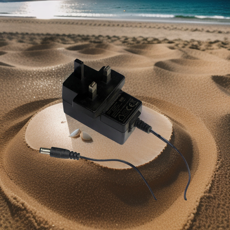 Picture of 9V 0.6A 5.4W Adapter Charger Power Supply for Router Black