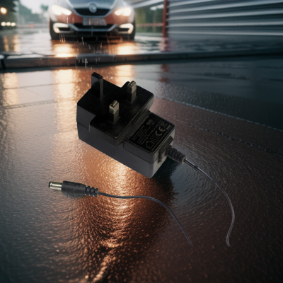 Picture of 9V 0.6A 5.4W Adapter Charger Power Supply for Router Black