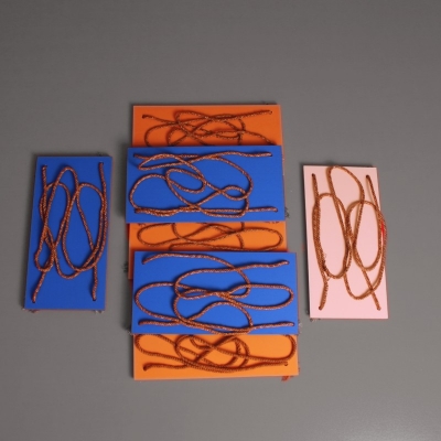 Picture of 1 Layer Rope Wall Shelf With Hook (3 Pcs 1 Set)