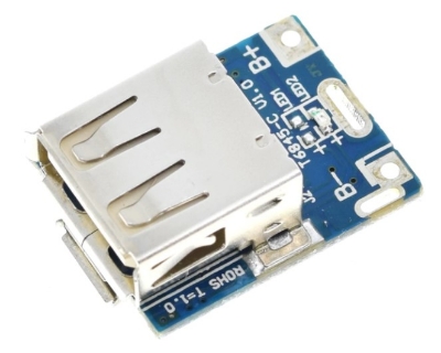 Picture of Power Bank Charger Circuit 18650 Battery Charger 134N3P 1 USB 5V Boost Step Up Power Module Lithium LiPo Battery Charging Protection Board Multicolor