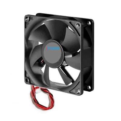 Picture of DC 12V 3 inches Cooling Fan soundless fan CPU Cooler Radiator (Black) Black