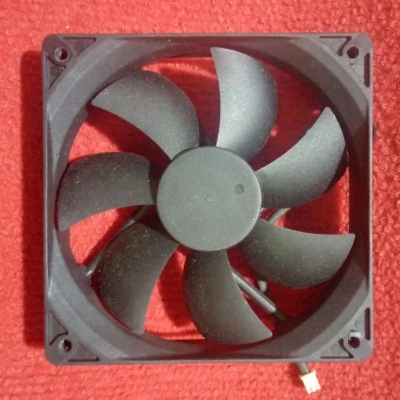 Picture of DC 12V 4 inch Cooling Fan Square Shape CPU or DIY Electronic Cabinet Cooler Cooling Fan Black