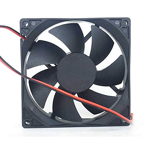 Picture of DC 12V 4 inch Cooling Fan Square Shape CPU or DIY Electronic Cabinet Cooler Cooling Fan Black