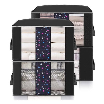 Picture of XL Size Star Quilt Storage Bag. New Blanket Organizer Bag
