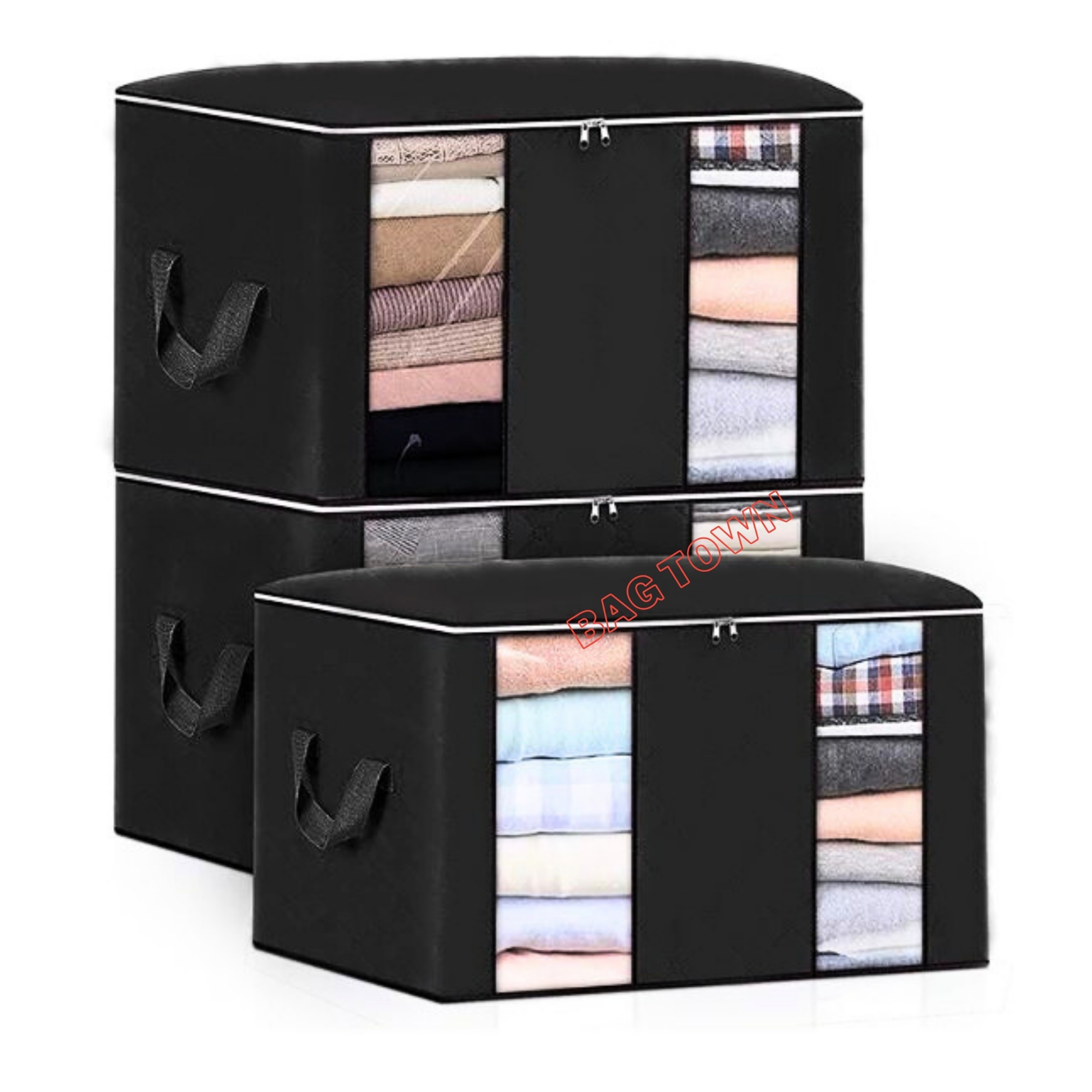 Picture of XL Size Star Quilt Storage Bag. New Blanket Organizer Bag