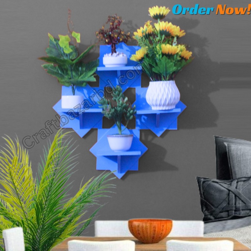 Picture of Star Wall Shelf Self Adhesive (4 Pcs Stand ) Waterproof Premium Quality.