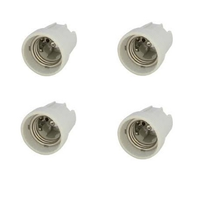 Picture of 1 Ps Ceramic Lamp Holder - CERAMIC LAMP HOLDER / BULB HOLDER / CERAMIC BASE HOLDER FOR ELECTRICAL LIGHT BULB FITTINGS Grey