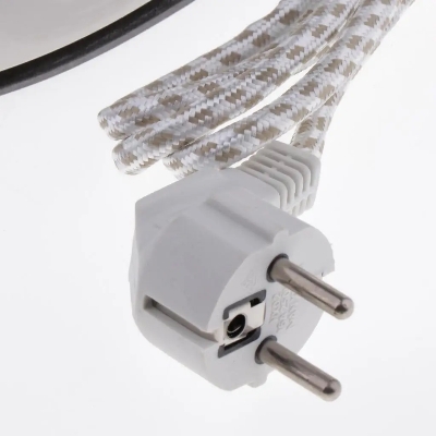 Picture of Cable Power Cord With 2 Pin Plug Multicolor