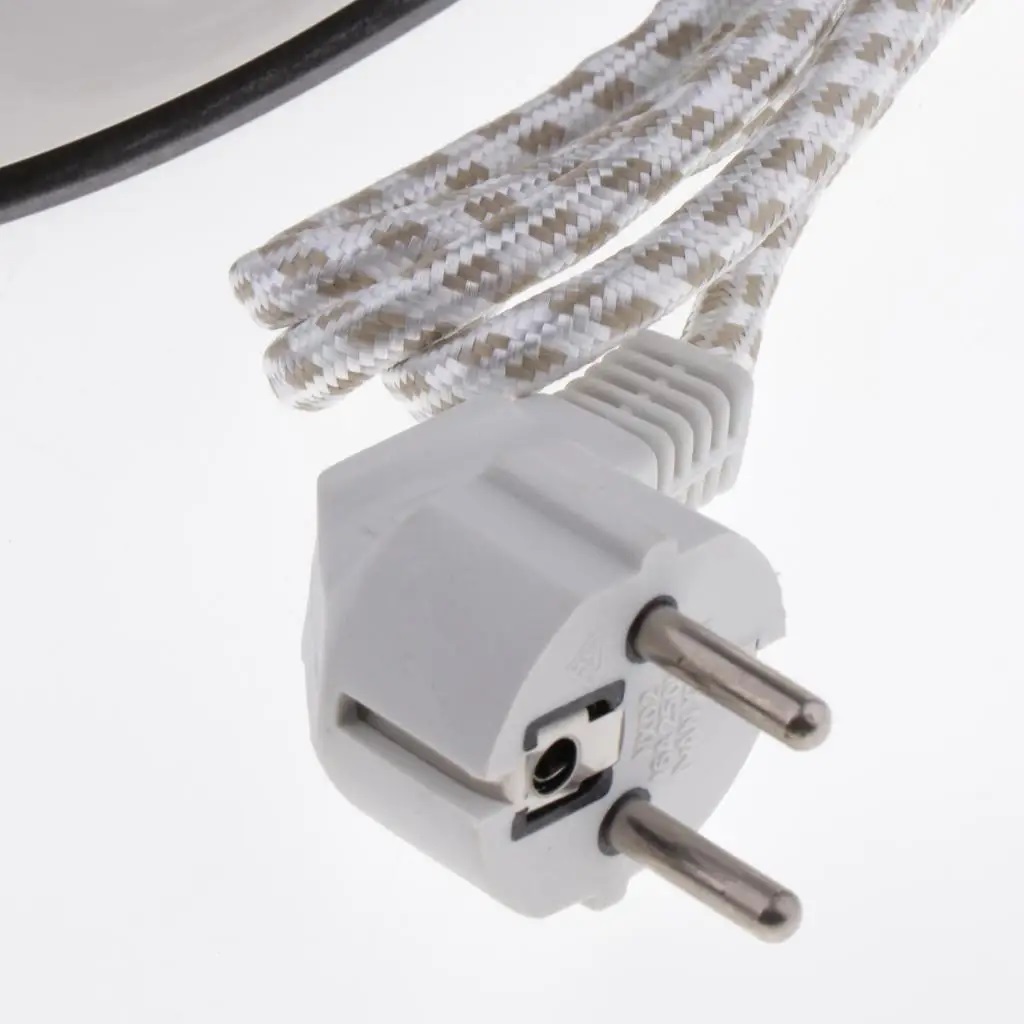 Picture of AC Power Supply Cord Plug Cable High Quality 2 pin White