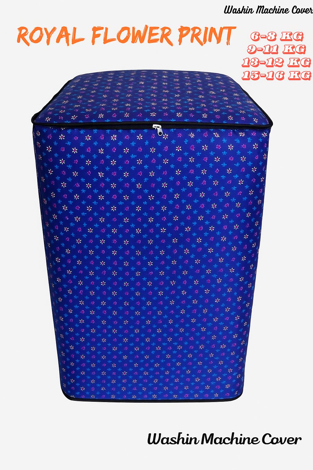 Picture of Royal Flower 6-16 Kg Top Loading Washing Machine Cover Dustproof (RF01)