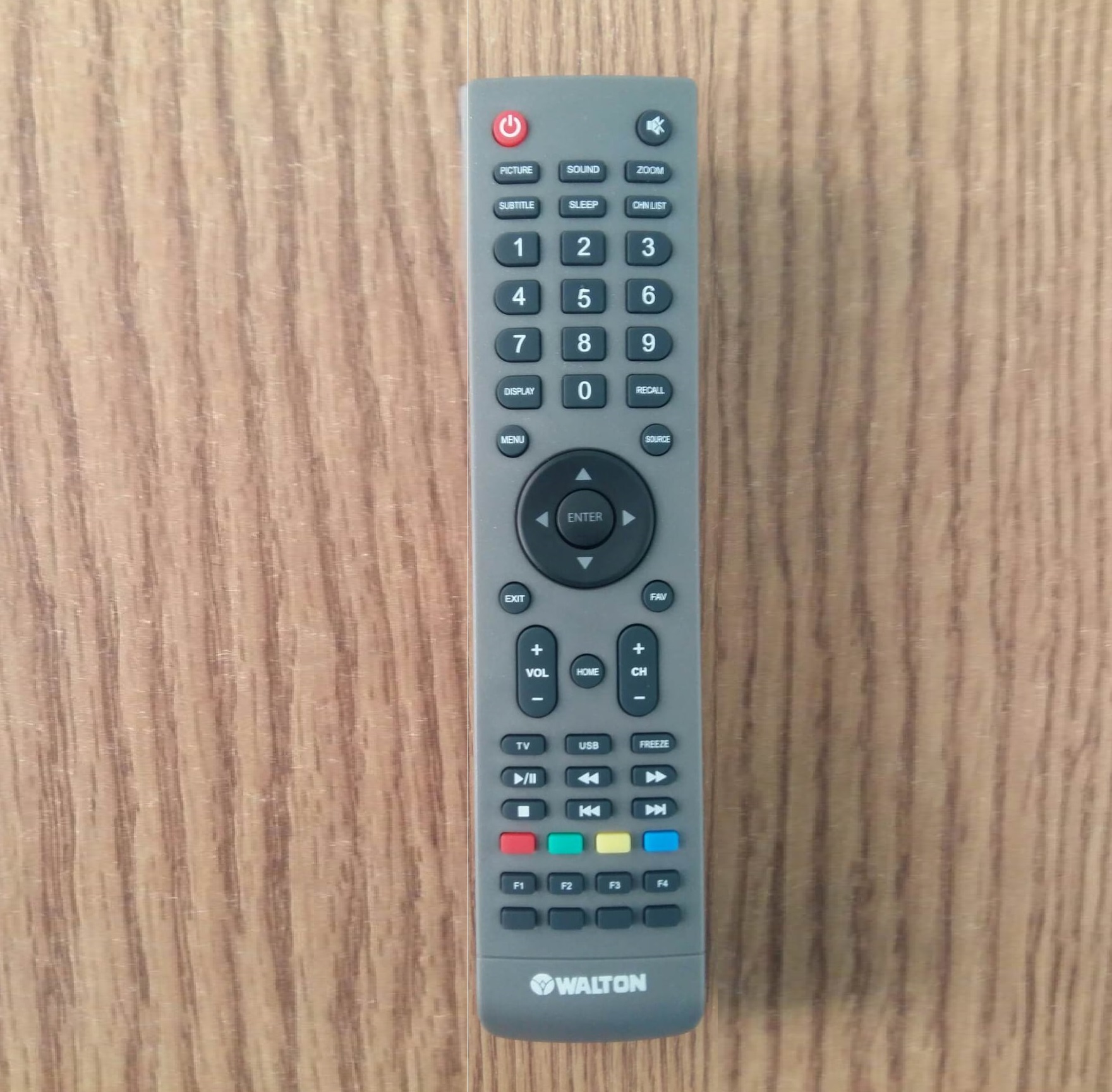 Picture of Replacement Remote Control for WALTON LED TV Grey