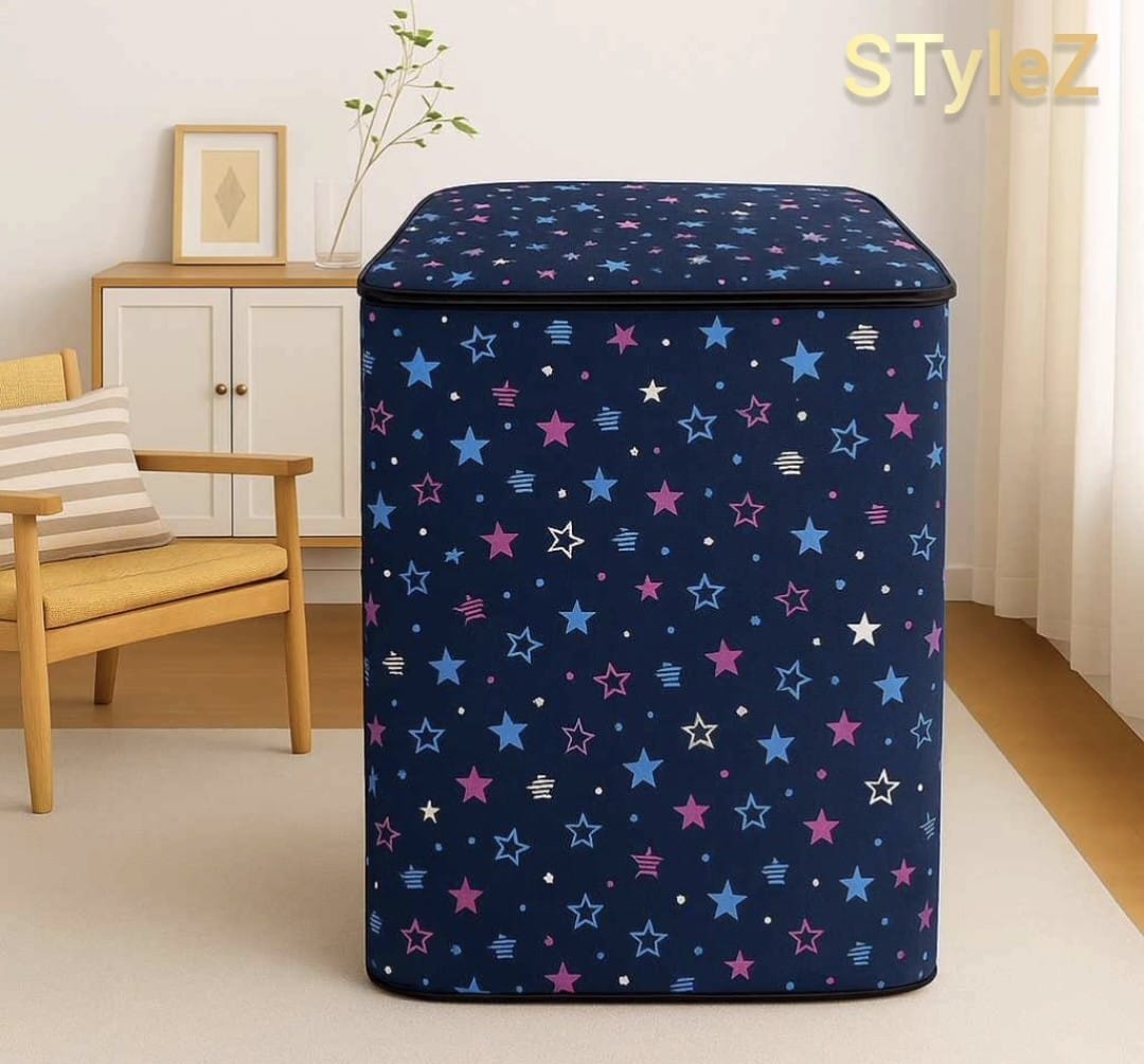 Picture of Rose Print 6-16 Kg Top Loading Washing Machine Cover Dustproof (RP06)