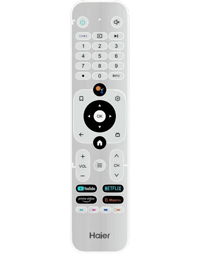 Picture of HAIER SMART TV VOICE REMOTE CONTROL-2022 Black