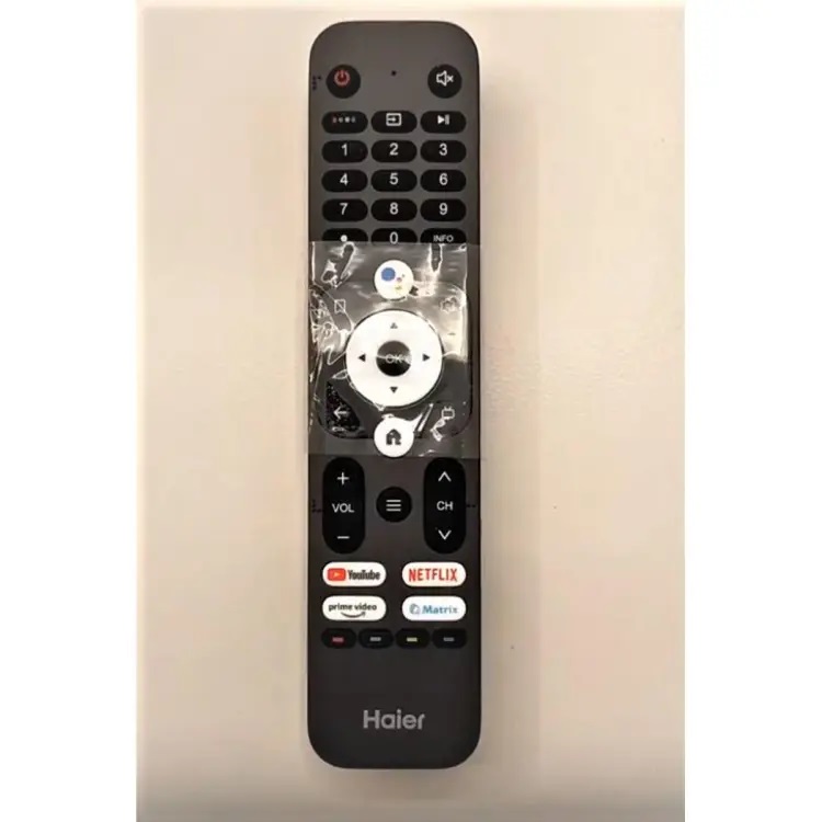 Picture of HAIER SMART TV VOICE REMOTE CONTROL-2022 Black