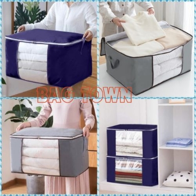 Picture of Large Capacity Quilt Storage Bags. Blankets Organizer, Cloth Organizer, Winter Cloth Storage Organizer
