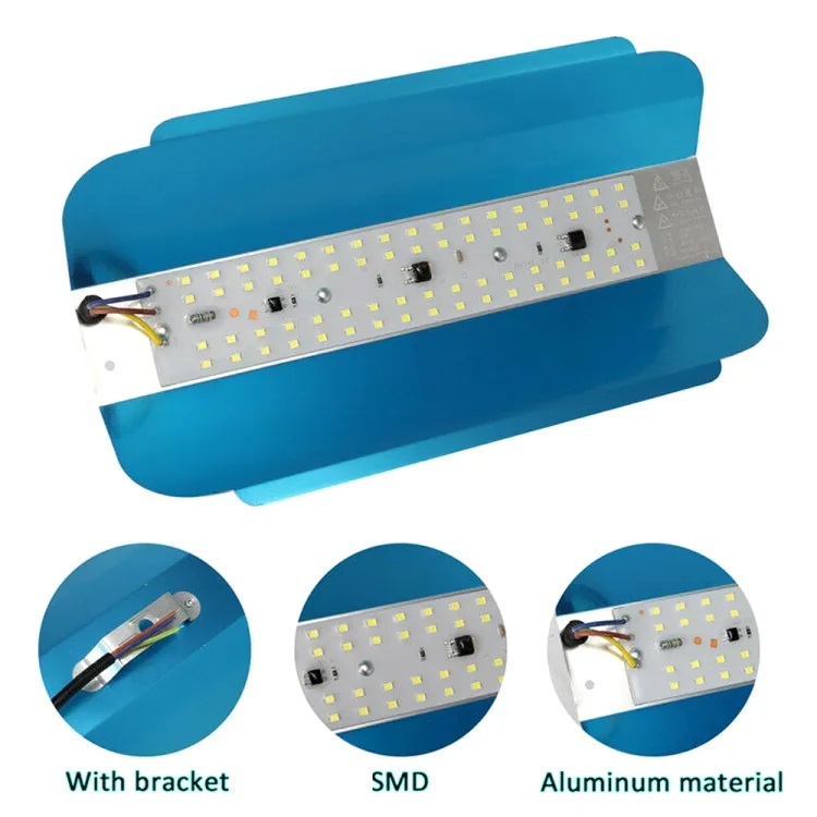 Picture of HALOGEN 50W LED Lights LED Load Line Tungsten Lamps AC 220V 50 Watt Carrying LED Outdoor Light Garden Playground Halogen Lamp Floodlight Spotlight Construction Site White