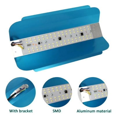 Picture of HALOGEN 50W LED Lights LED Load Line Tungsten Lamps AC 220V 50 Watt Carrying LED Outdoor Light Garden Playground Halogen Lamp Floodlight Spotlight Construction Site White