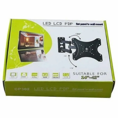 Picture of LED 14" To 42" Moving Wall Mount Suitable For Monitor/LED /LCD TV- wall mount Black