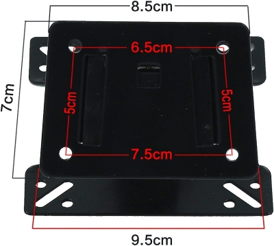 Picture of LED LCD TV Wall Mount Bracket Monitor Holder 14-24 inch 180 Degree Swivel Tilt Black