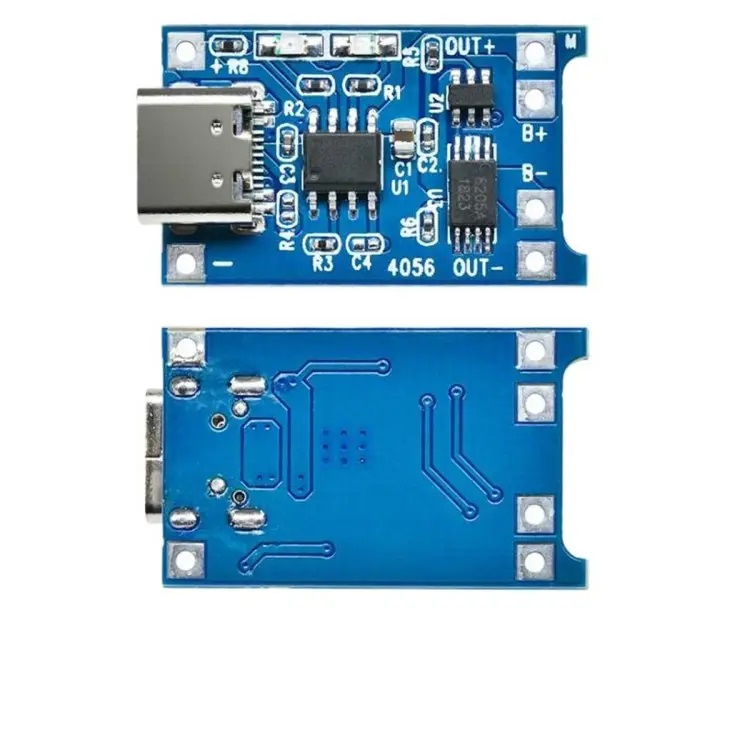 Picture of 5 pcs TP4056 Type - C USB 5V 1A 18650 Lithium Battery Charger Module Multicolor