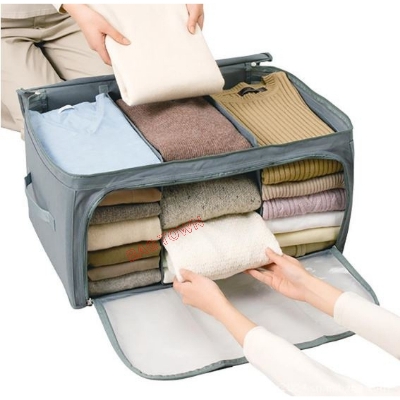 Picture of Premium Quality Cloth Storage Bag With Divider Large Capacity Cloth Organizer Bag