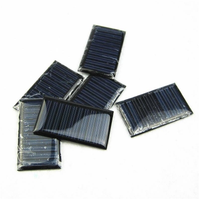 Picture of mini small power solar panel 3.7v 80mah Black