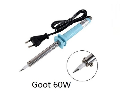 Picture of Electric Soldering Iron   (60W goot) - Sky Blue and Silver Multicolor