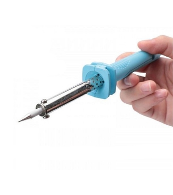 Picture of goot Soldering Iron (60W) - Sky Blue and Silver Multicolor