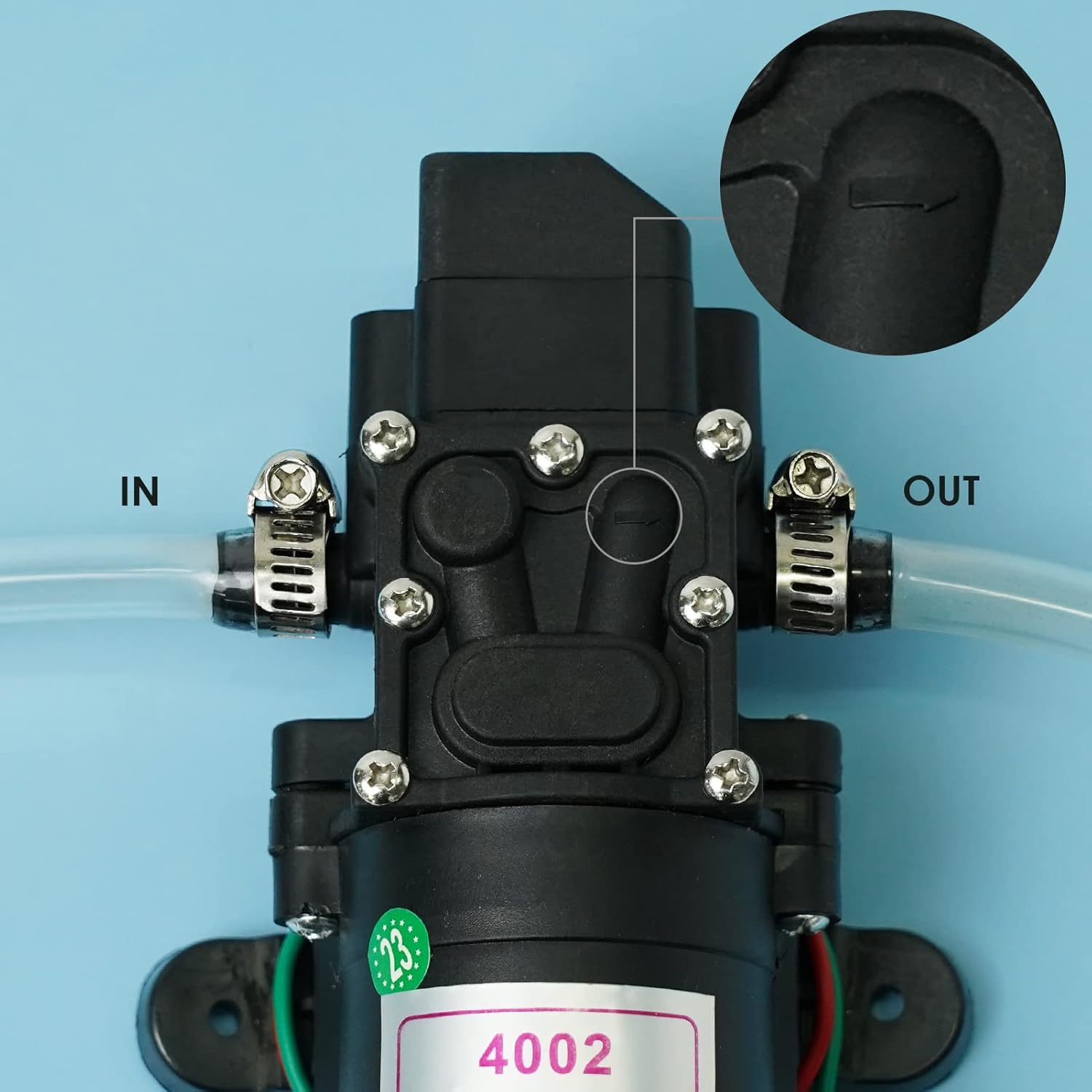 Picture of Water Pump DC 12V Bike Wash Motor Black