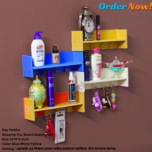 Picture of Wall Decorative Large Flower Stand without flower . Self Adhesive Hand Made Craft Decorative Wall Shelf For Home & Office