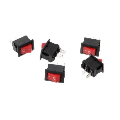 Picture of Combo Pack DC 4 Volt 5 Watt LED Light Lamp Plate TP4056 Charging Module DC On-Off 2 Pin Rocker Switch easily makes 3.7 Volt Battery Light Multicolor