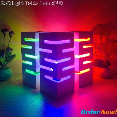 Picture of Electric Soft Light Table Lamps / Dream Light Desk Lamp ( N1 ) Portable / Bed Side Lamp /Dressing Table Lamp .