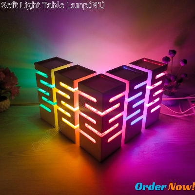 Picture of Electric Soft Light Table Lamps / Dream Light Desk Lamp ( N1 ) Portable / Bed Side Lamp /Dressing Table Lamp .