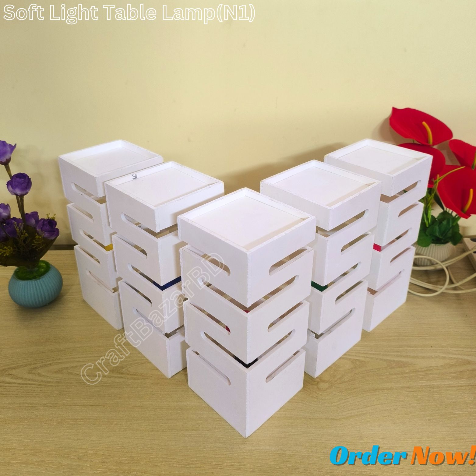 Picture of Electric Soft Light Table Lamps / Dream Light Desk Lamp ( N1 ) Portable / Bed Side Lamp /Dressing Table Lamp .