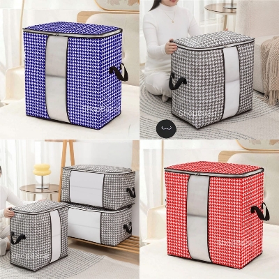 Picture of Premium Printed Quilt & Cloth Storage Bag - Blanket & Winter Clothes Organizer